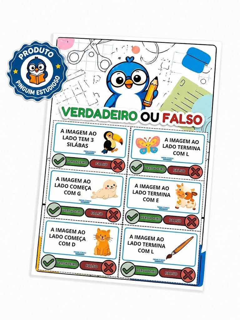 VERDADEIRO OU FALSO