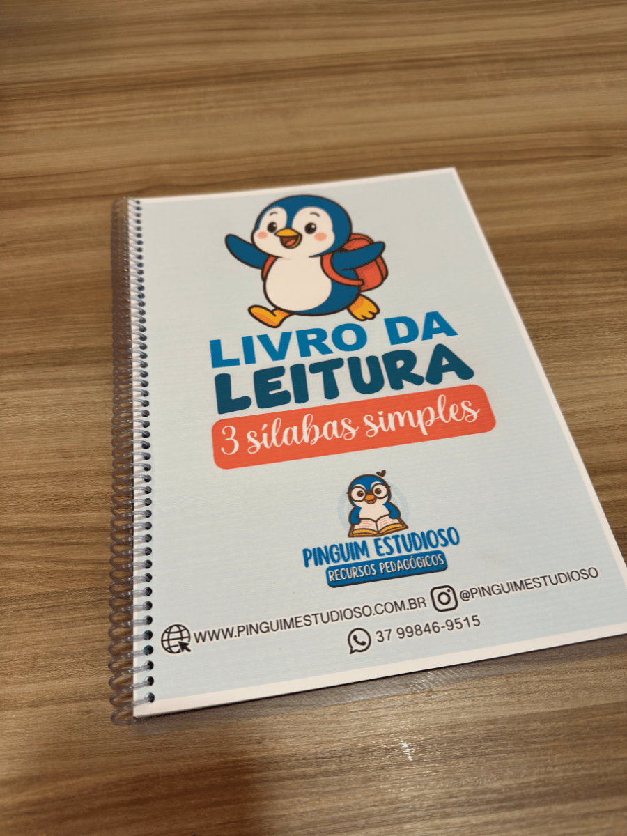 LIVRO DA LEITURA 3 SÍLABAS SIMPLES
