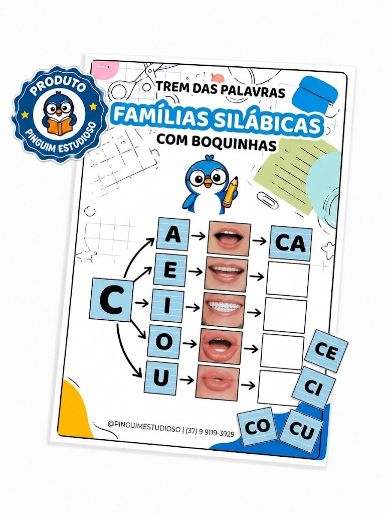 FAMÍLIAS SILÁBICAS COM BOQUINHAS
