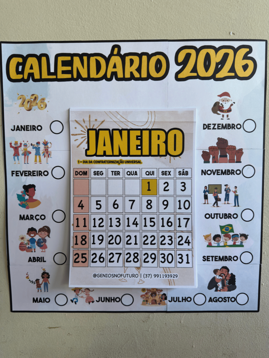 CALENDÁRIO 2026 2