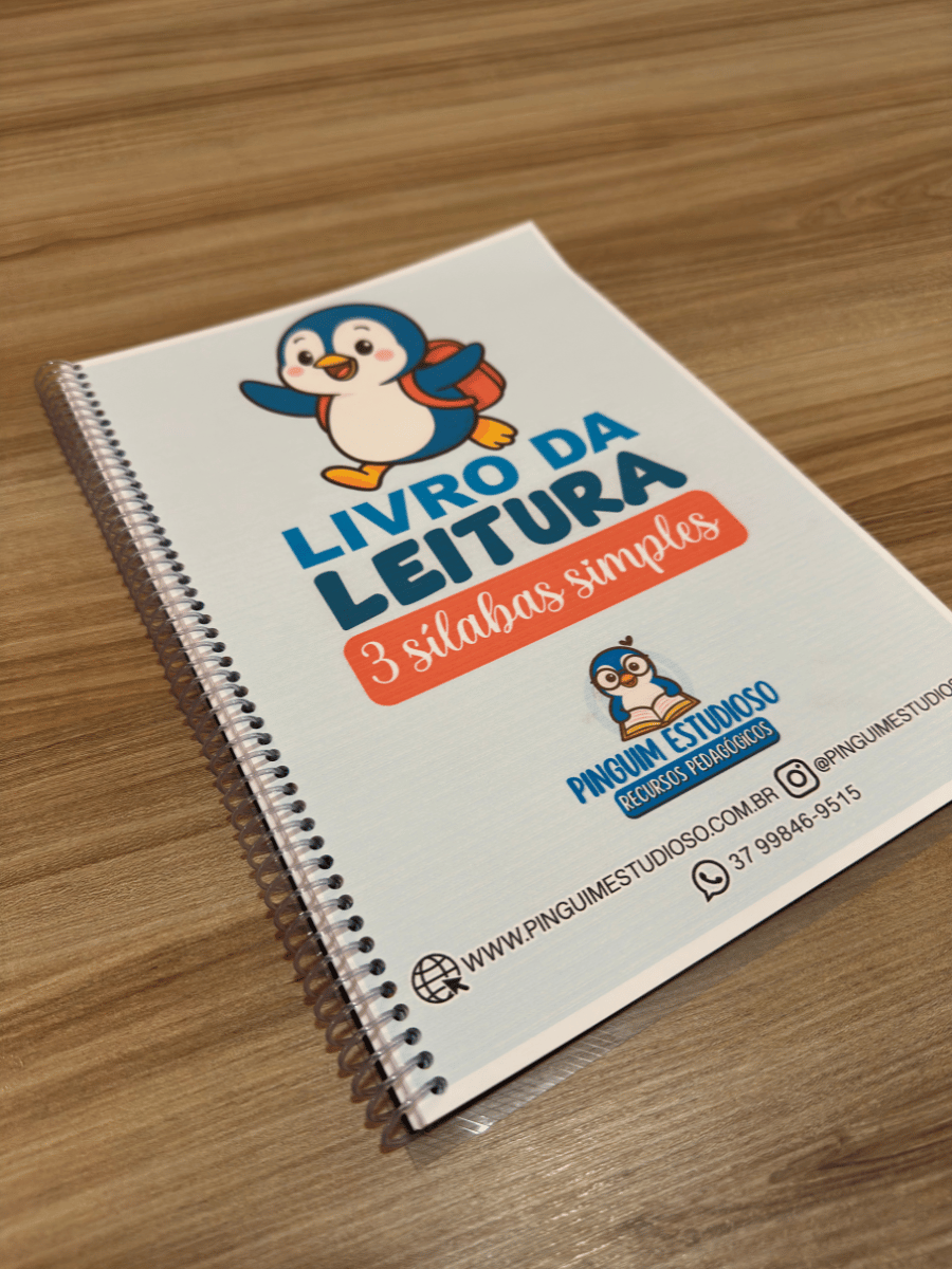LIVRO DA LEITURA 3 SÍLABAS SIMPLES