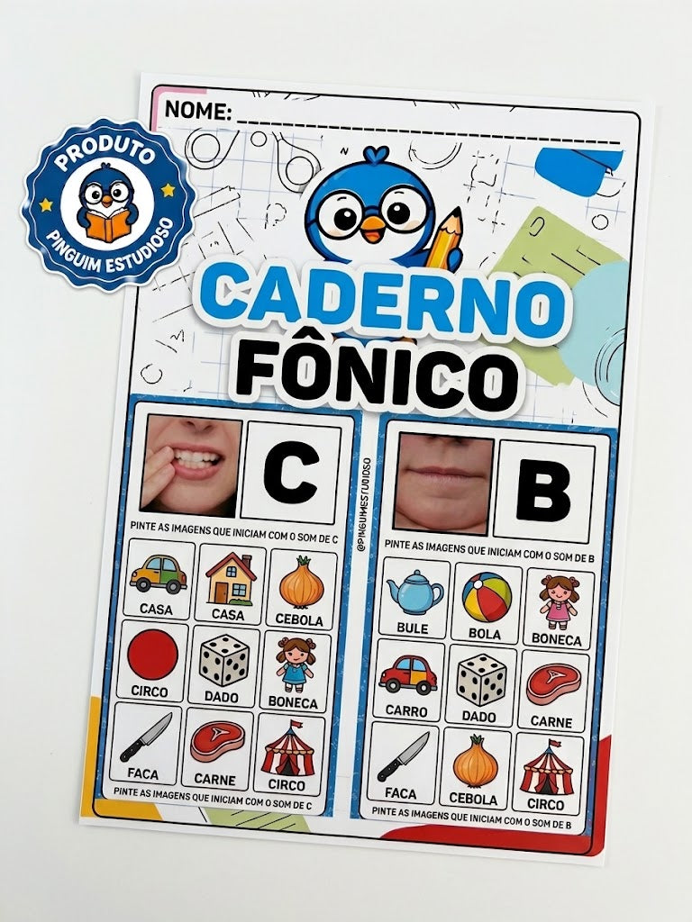 CADERNO FONICO