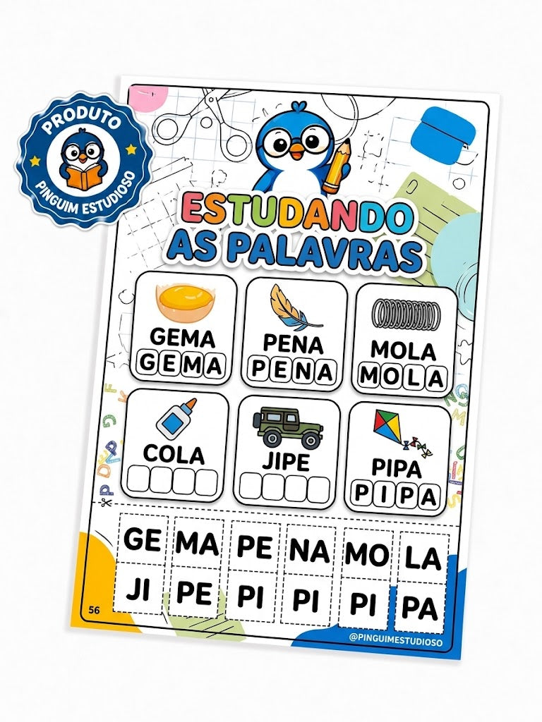 ESTUDANDO AS PALAVRAS