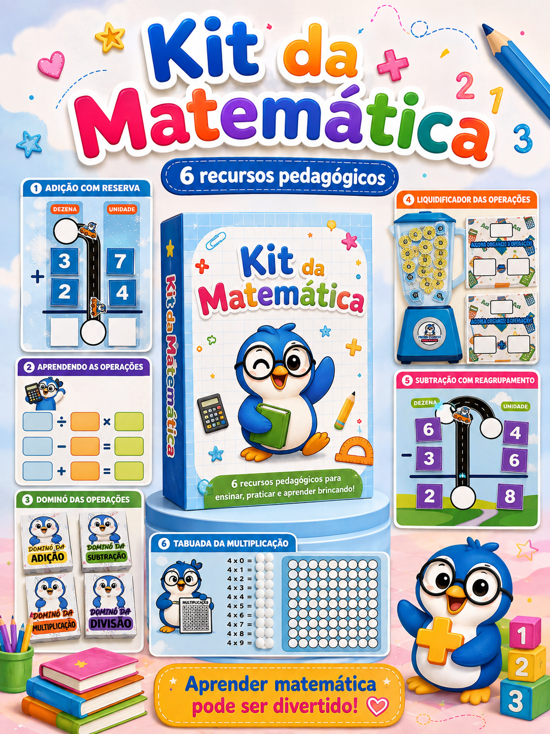 Kit da Matemática 6 Recursos