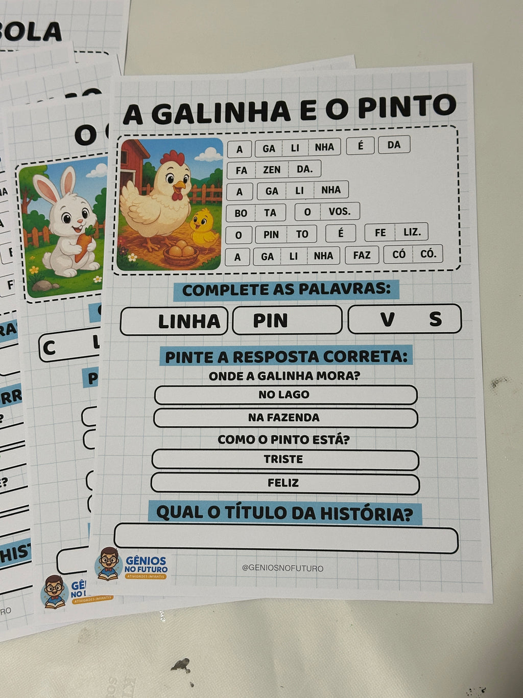 INTERPRETANDO OS TEXTINHOS