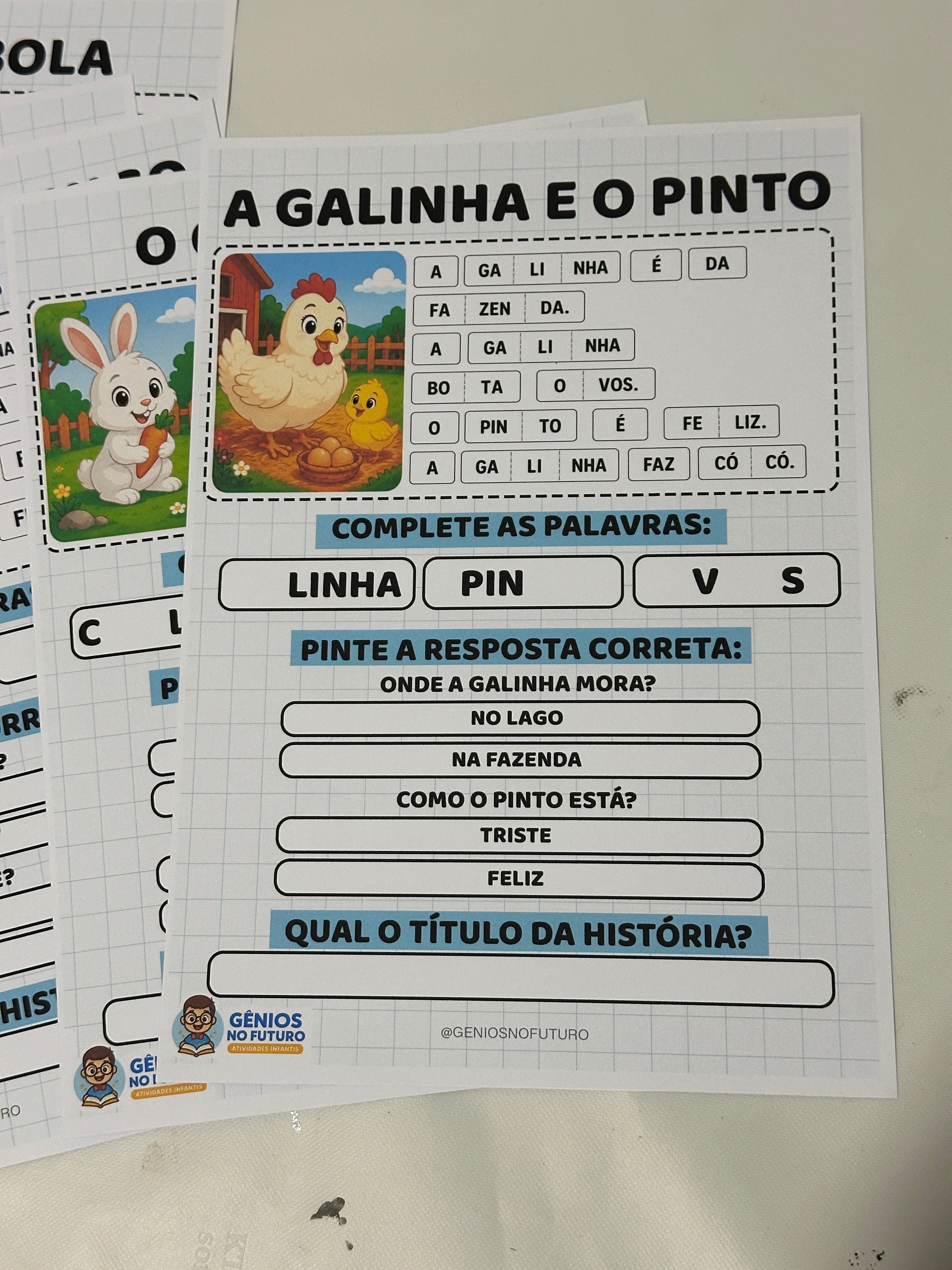 INTERPRETANDO OS TEXTINHOS