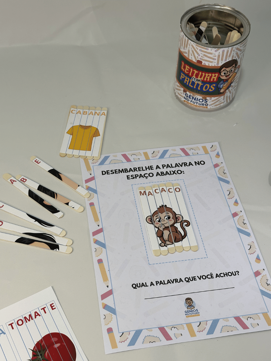 LEITURA COM PALITOS
