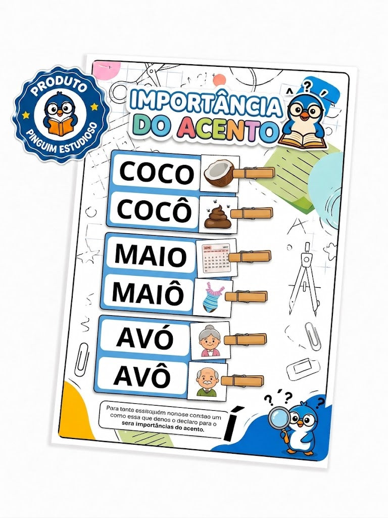 IMPORTÂNCIA DO ACENTO
