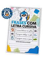 FRASES COM LETRA CURSIVA