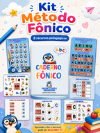 Kit Método Fônico 7 Arquivos